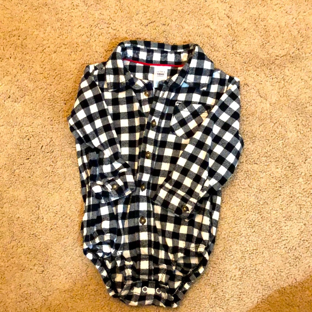 Carter’s Checkered Onsie